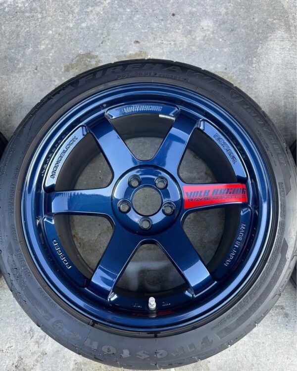 TE37SL 17x9.5 +36 5x100 (Mag Blue)