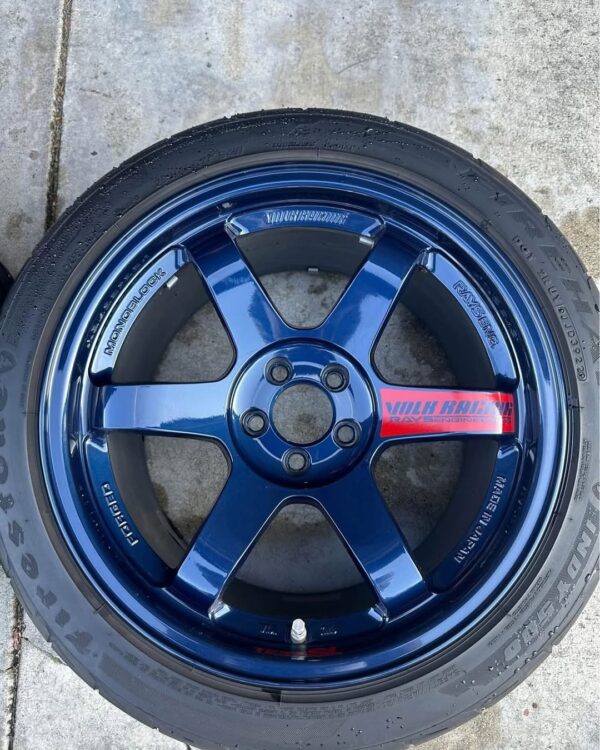 TE37SL 17x9.5 +36 5x100 (Mag Blue)