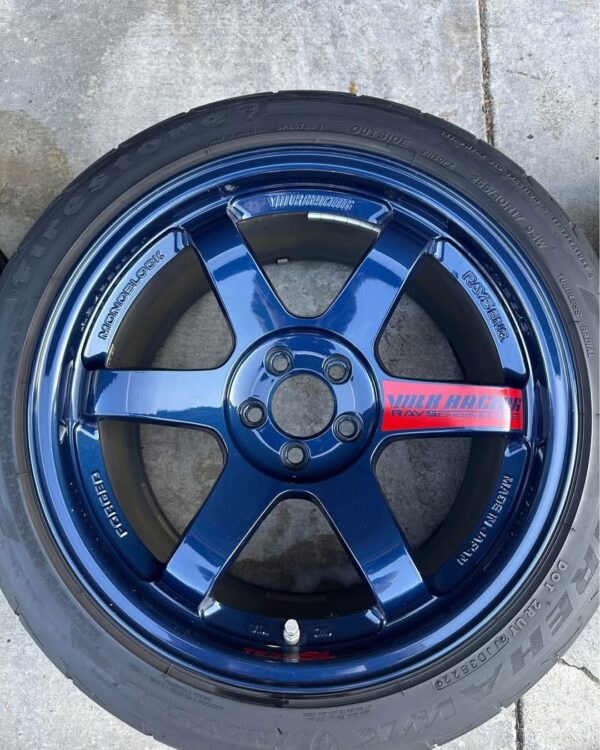 TE37SL 17x9.5 +36 5x100 (Mag Blue)