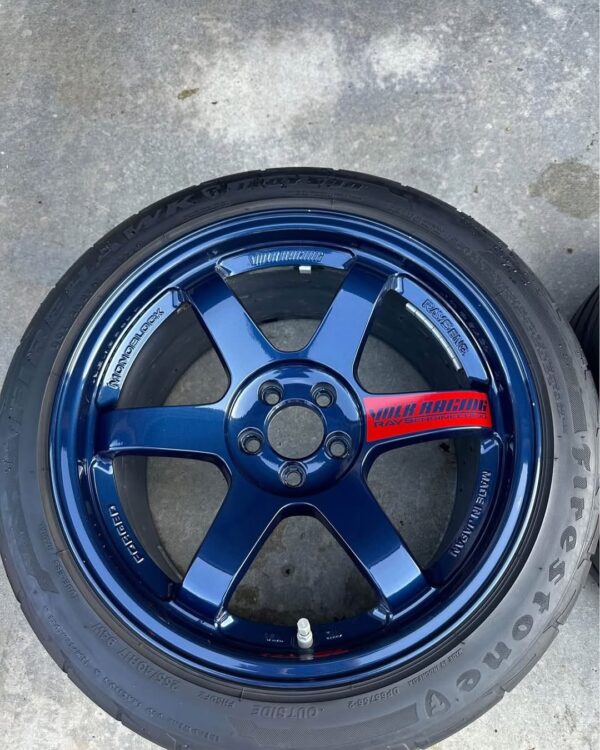 TE37SL 17x9.5 +36 5x100 (Mag Blue)