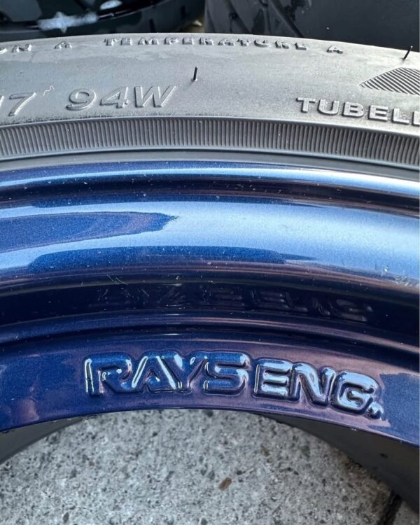 TE37SL 17x9.5 +36 5x100 (Mag Blue)