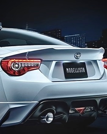 Modellista Kouki Rear Spoiler K1X WHITE FRS BRZ 86 ZN6 ZC6