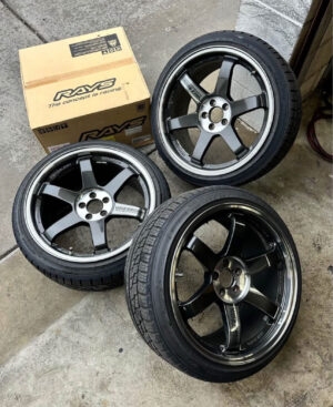 18" TE37SL Double Pressed Black