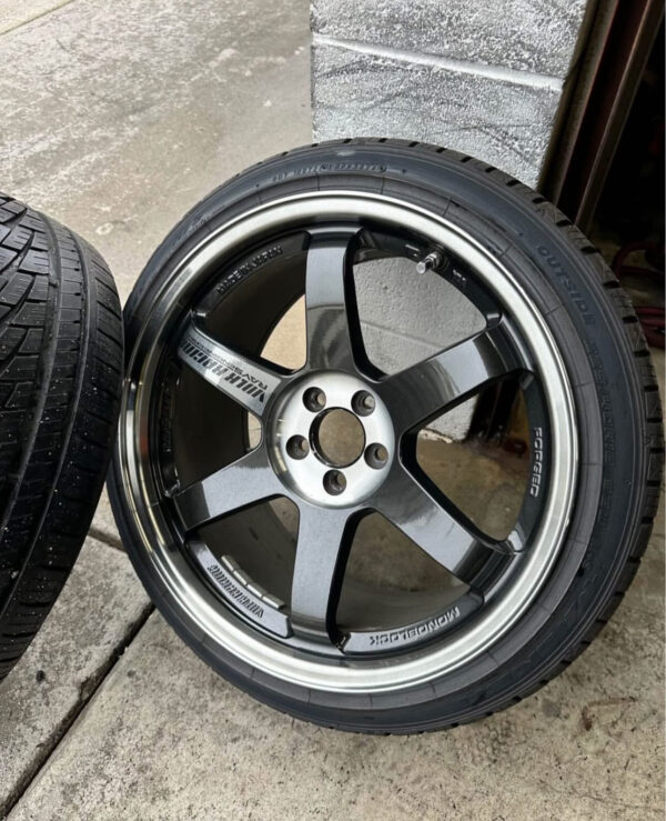 18" TE37SL Double Pressed Black