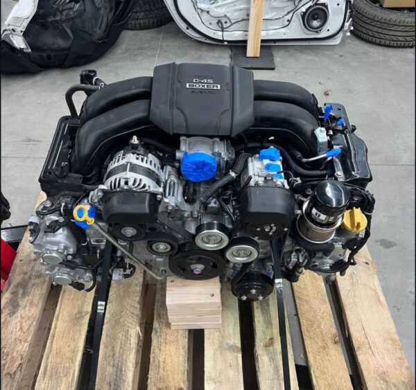 Engine out of a 2023 Subaru BRZ M/T