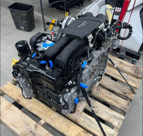 Engine out of a 2023 Subaru BRZ M/T