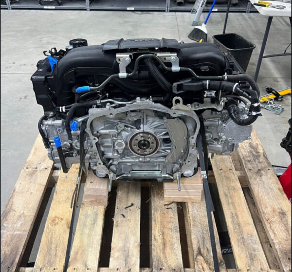 Engine out of a 2023 Subaru BRZ M/T