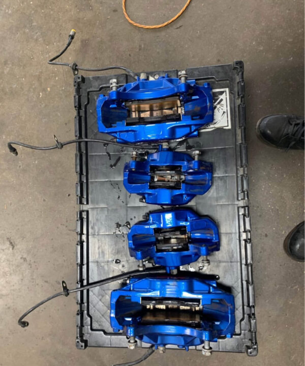 Subaru STI Brembo calipers