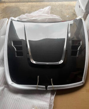370z carbon fiber hood terminator style