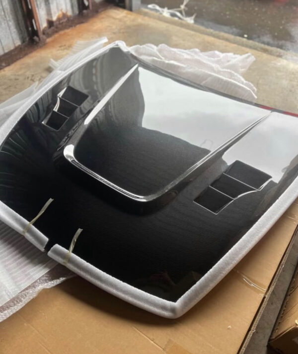 370z carbon fiber hood terminator style