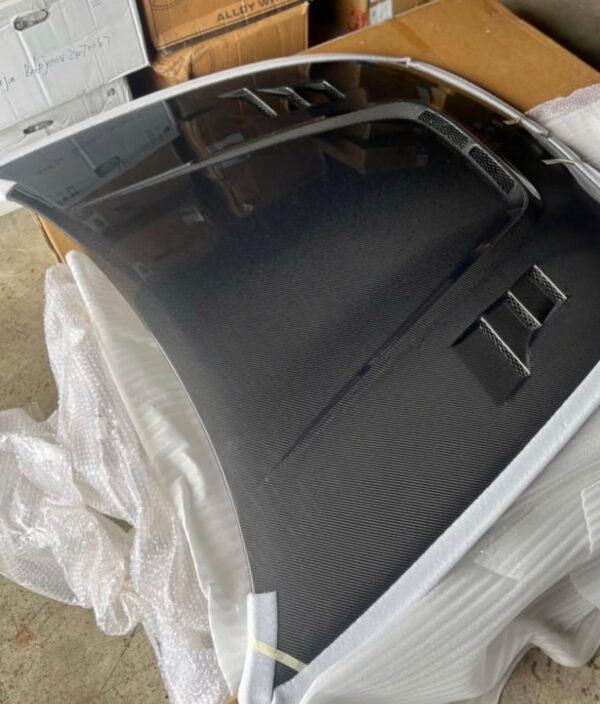 370z carbon fiber hood terminator style