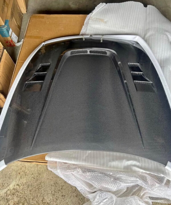 370z carbon fiber hood terminator style