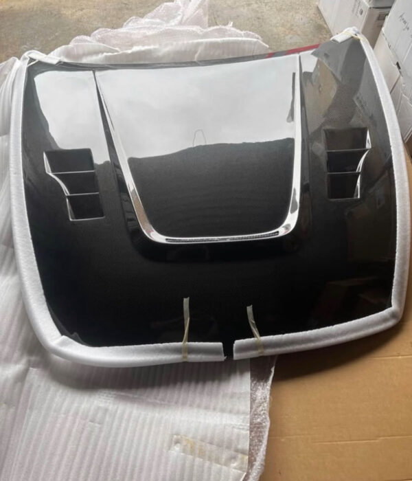 370z carbon fiber hood terminator style