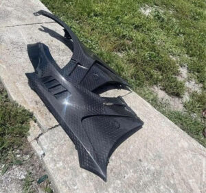 350z honeycomb carbon fiber fenders