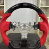 CF Steering for 350z installed. Specs: Top round Galaxy LED Carbon Fiber Steering