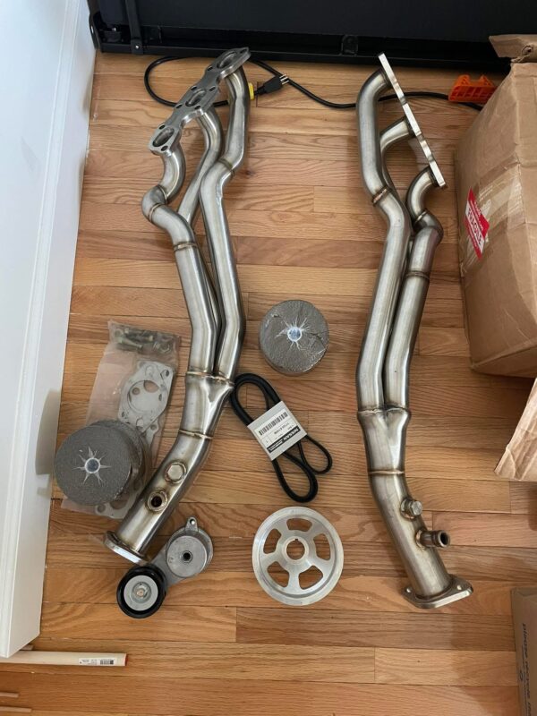 ISR Headers w/ heat wrap and hardware