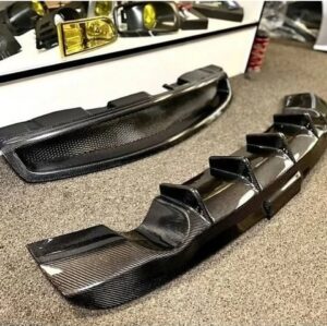 Front-grill lnfiniti g35 real carbon fiber/ rear diffuser