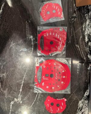 Red GT3 gauge faces for PDK