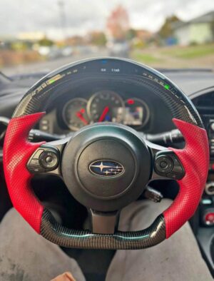 Brz gt86 frs LED carbon fiber steering wheel  0
