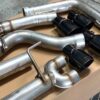 Awe touring edition catback exhaust with diamond black tips