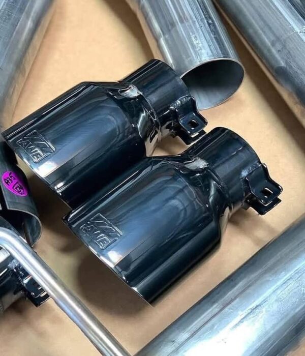 Awe touring edition catback exhaust with diamond black tips