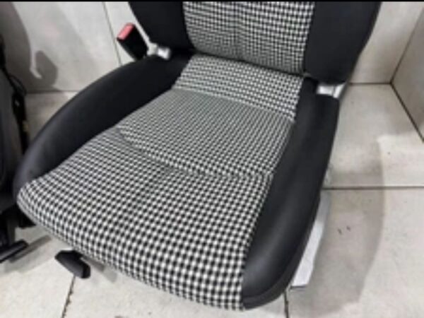PORSCHE 911 HERITAGE SPORT SEATS BLACK LEATHER HOUNDSTOOTH SET
