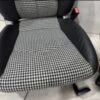 PORSCHE 911 HERITAGE SPORT SEATS BLACK LEATHER HOUNDSTOOTH SET